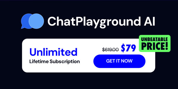 ChatPlayground AI: Lifetime Subscription