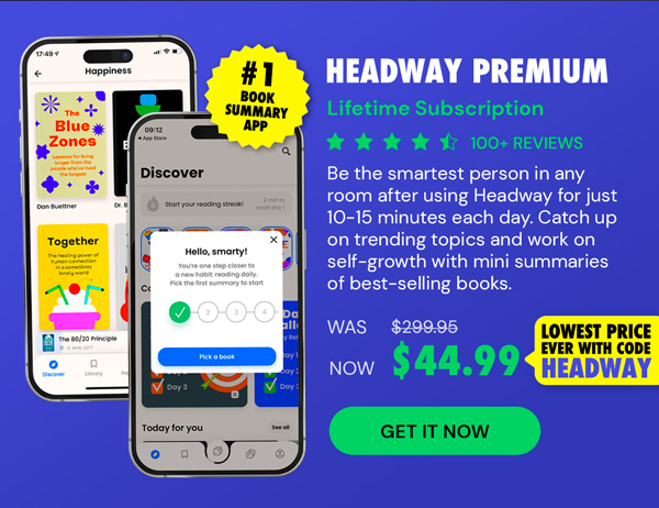 Headway Premium: Lifetime Subscription