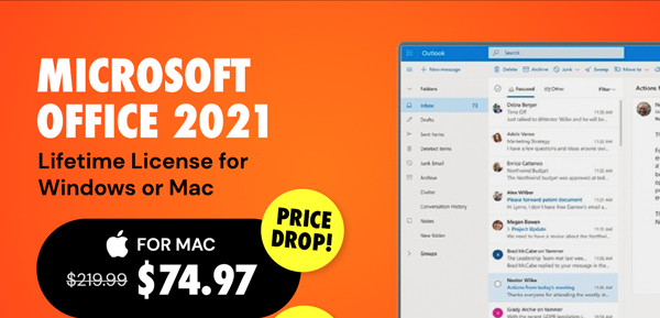 Microsoft Office Home & Business for Mac 2021: Lifetime License