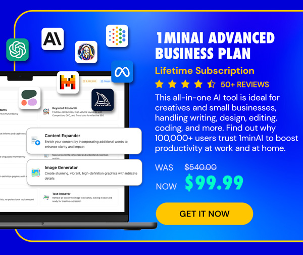 1minAI Advanced Business Plan Lifetime Subscription