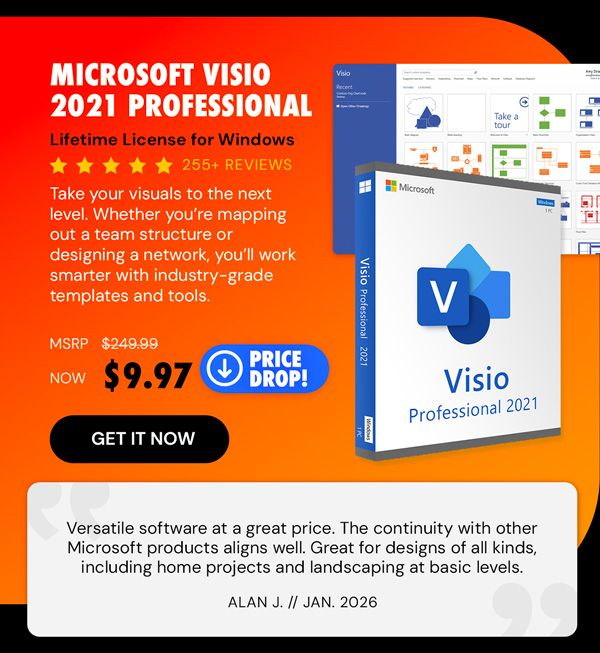 Microsoft Visio 2021 Professional: Lifetime License for Windows
