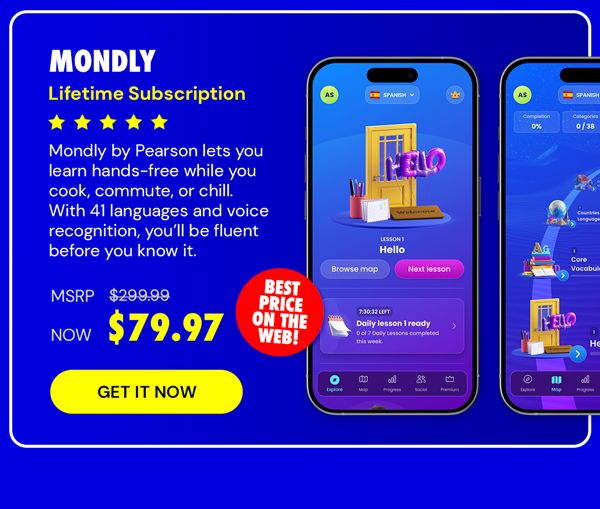 Mondly: Lifetime Subscription (All Languages)