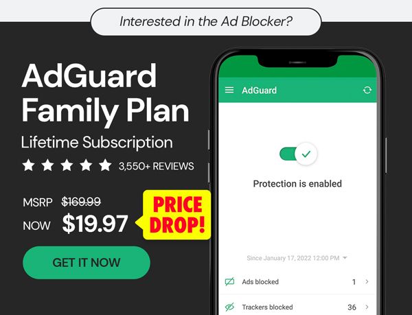 AdGuard Family Plan: Lifetime Subscription