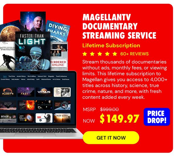 MagellanTV Documentary Streaming Service: Lifetime Subscription