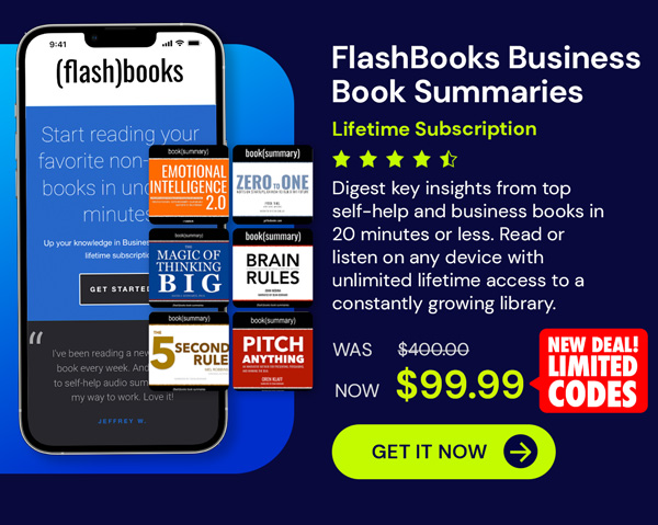 FlashBooks Business Book Summaries: Lifetime Subscription