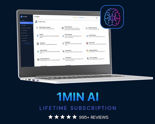 1minAI Pro Plan Lifetime Subscription