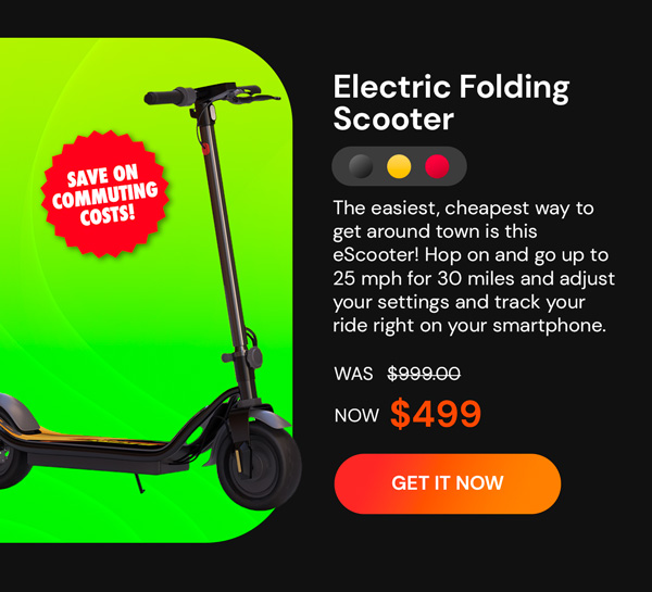 Electric Folding Scooter - 500W