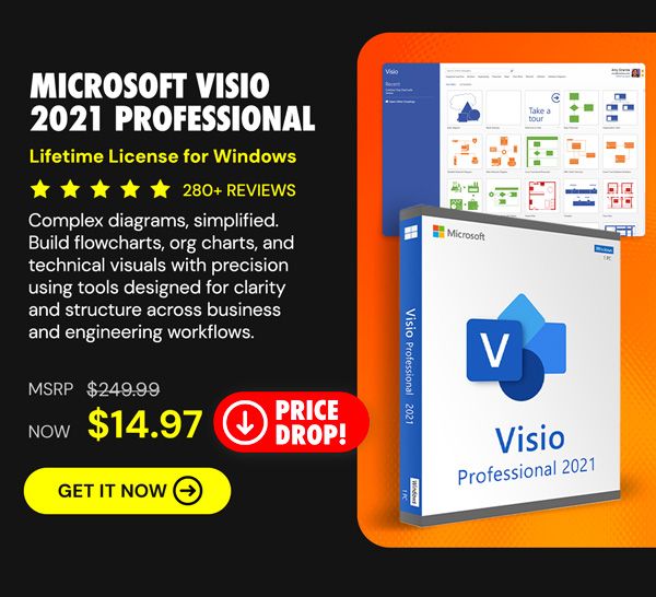 Microsoft Visio 2021 Professional: Lifetime License for Windows