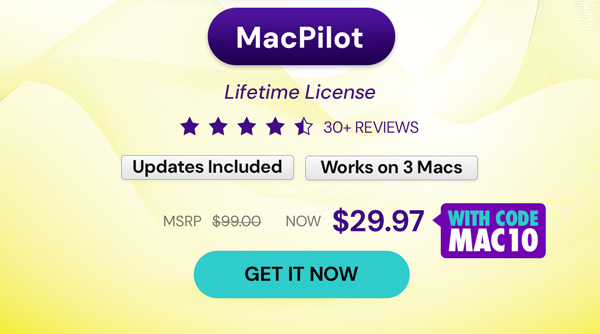 MacPilot Lifetime License