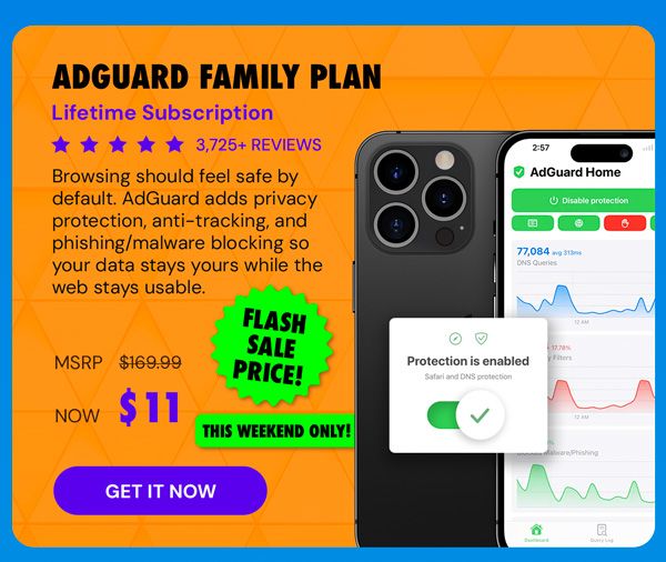 AdGuard Family Plan: Lifetime Subscription