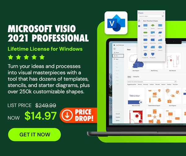 Microsoft Visio 2021 Professional: Lifetime License for Windows