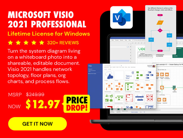 Microsoft Visio 2021 Professional: Lifetime License for Windows