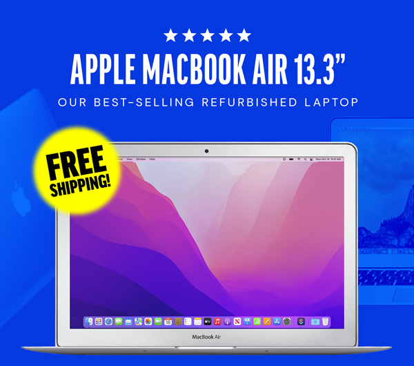 Apple MacBook Air 13.3" (2017) 1.8GHz i5 Core 8GB RAM 128GB - Silver (Refurbished)