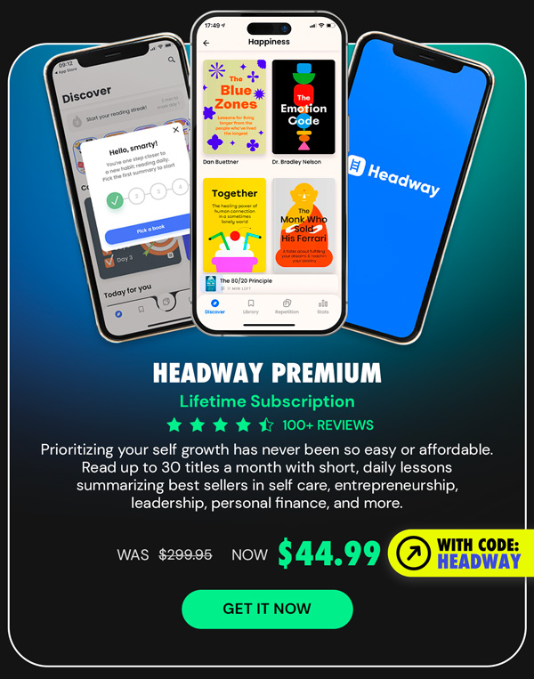 Headway Premium: Lifetime Subscription