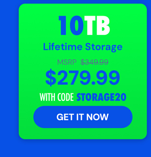 Internxt Cloud Storage Lifetime Subscription: 10TB Plan