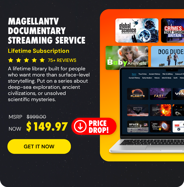 MagellanTV Documentary Streaming Service: Lifetime Subscription
