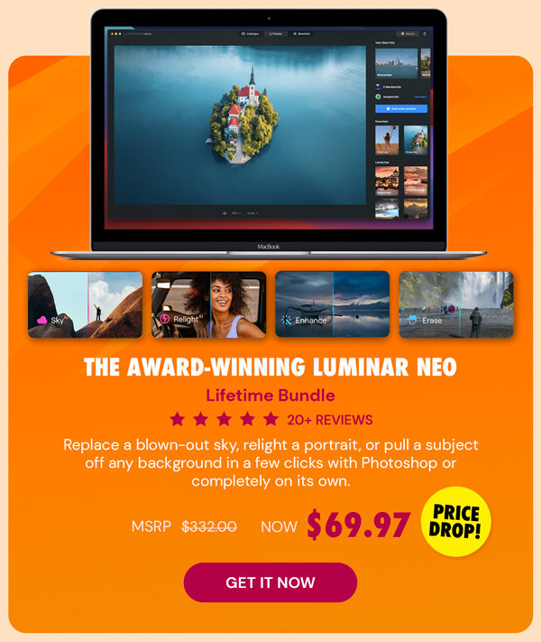 The Award-Winning Luminar Neo Lifetime Bundle (Refresh)