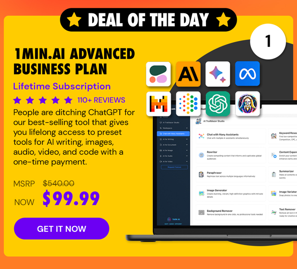 1minAI: Lifetime Subscription