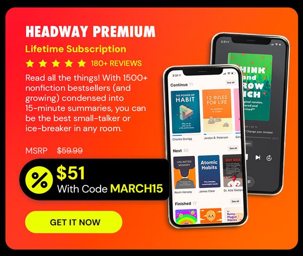 Headway Premium: Lifetime Subscription