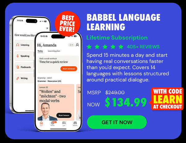 Babbel Language Learning: Lifetime Subscription (All Languages)