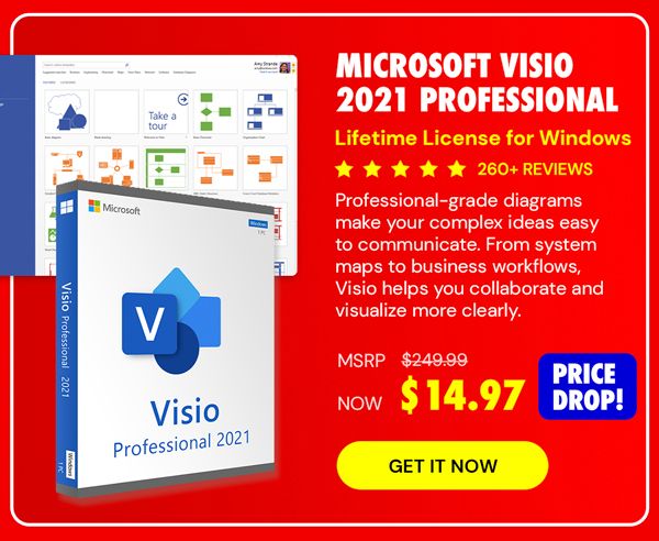 Microsoft Visio 2021 Professional: Lifetime License for Windows