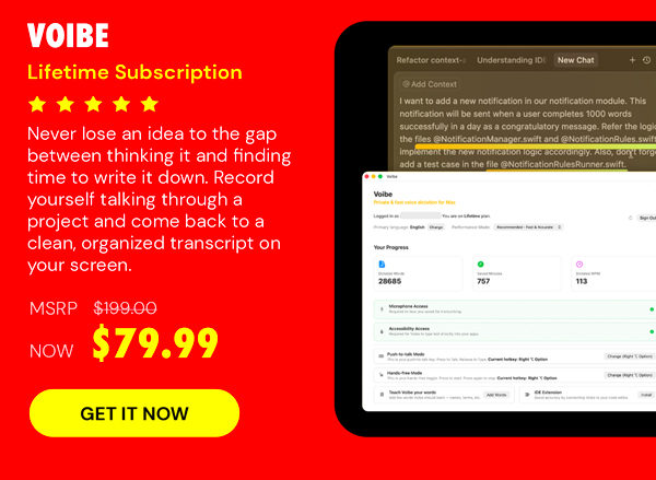 Voibe Lifetime Subscription