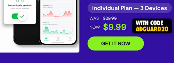 AdGuard Personal Plan: Lifetime Subscription
