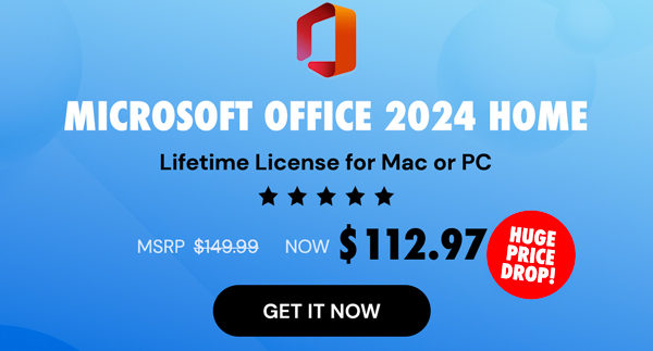 Microsoft Office 2024 Home for Mac or PC: One-Time Purchase