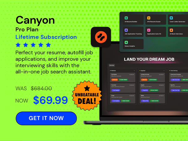 Canyon Pro Plan Lifetime Subscription