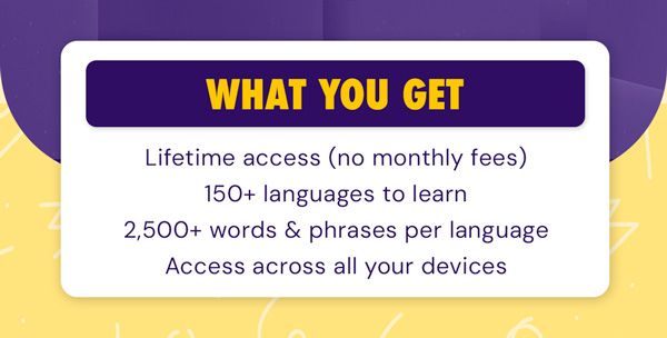 uTalk Language Learning: Lifetime Subscription (150+ Languages)