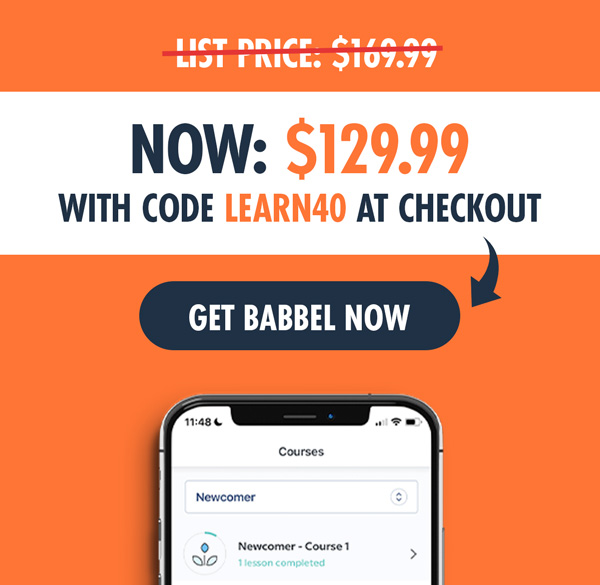 Babbel Language Learning: Lifetime Subscription (All Languages)