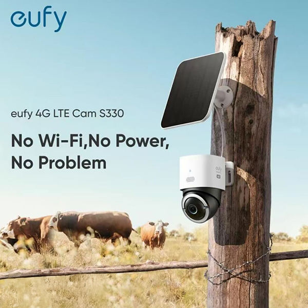 eufy 4K Solar Cam S330 with AI Tracking