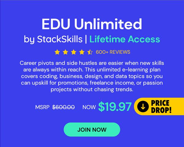 EDU Unlimited by StackSkills: Lifetime Access