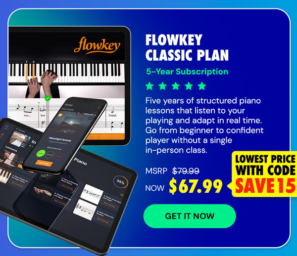 Flowkey Classic Plan: 5-Year Subscription