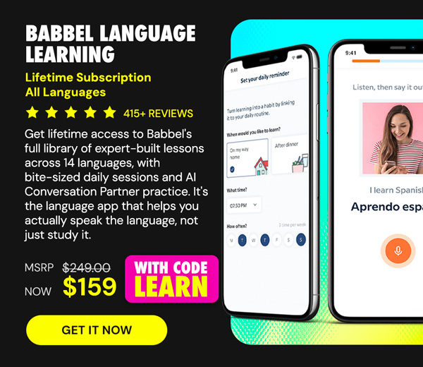 Babbel Language Learning: Lifetime Subscription (All Languages)
