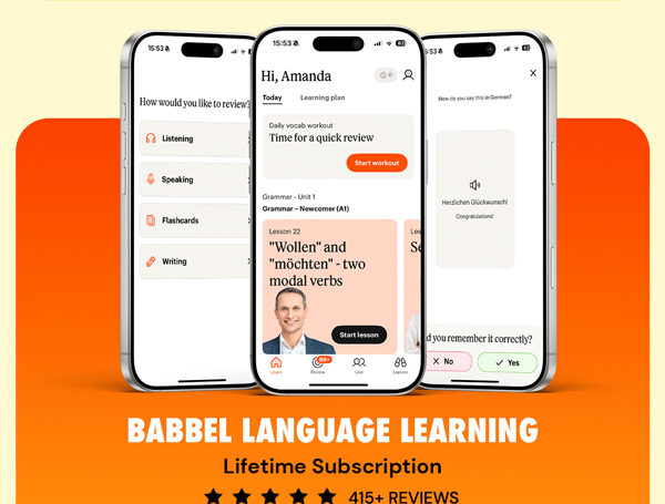 Babbel Language Learning: Lifetime Subscription (All Languages)