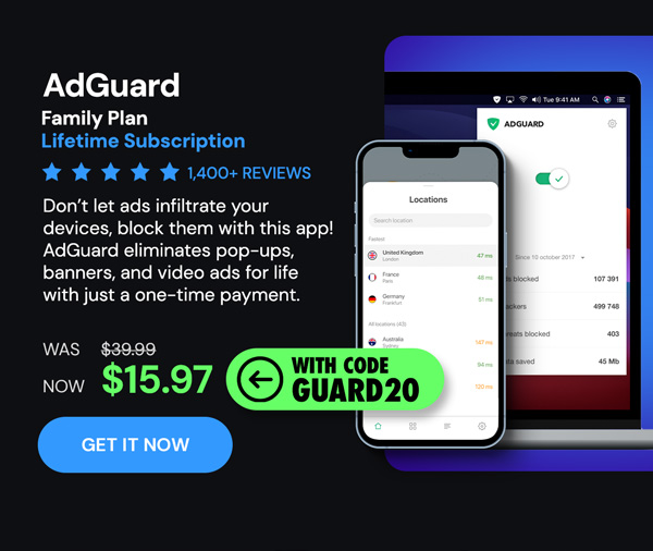 AdGuard Family Plan: Lifetime Subscription