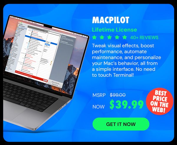 MacPilot Lifetime License