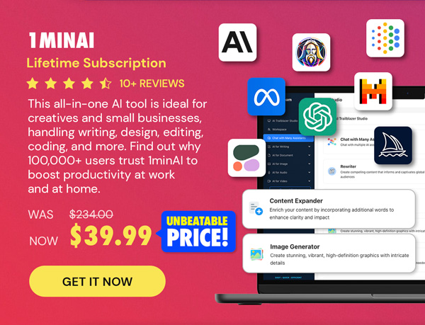 1minAI: Lifetime Subscription