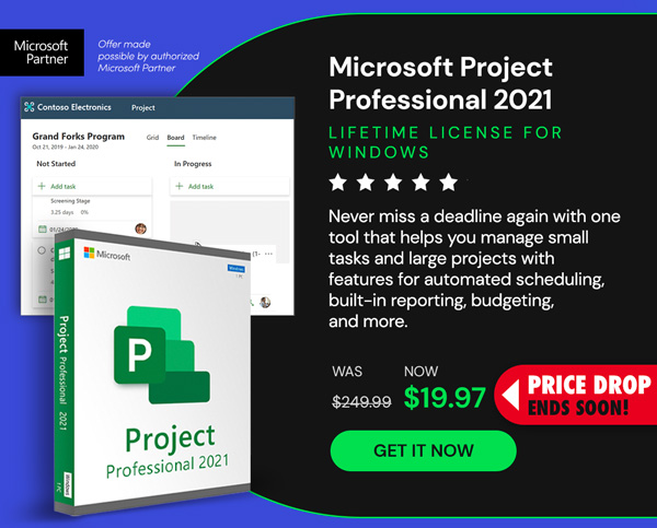 Microsoft Project Professional 2021 for Windows