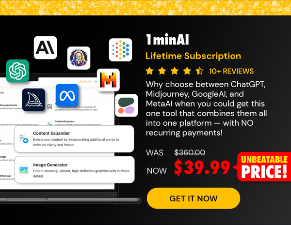 1minAI: Lifetime Subscription