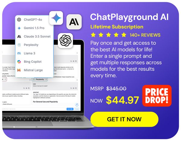 ChatPlayground AI: Lifetime Subscription (Pro Plan)