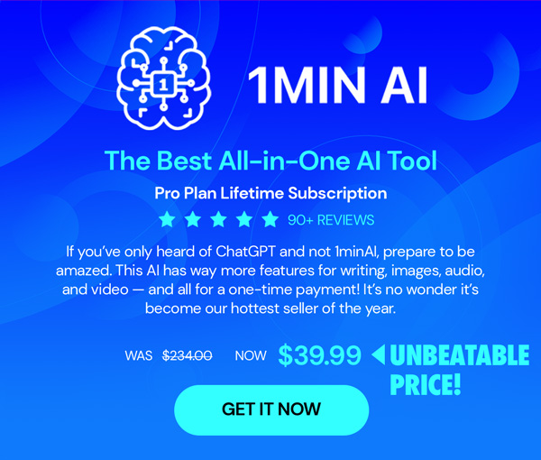 1minAI: Lifetime Subscription