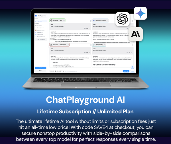 ChatPlayground AI: Lifetime Subscription
