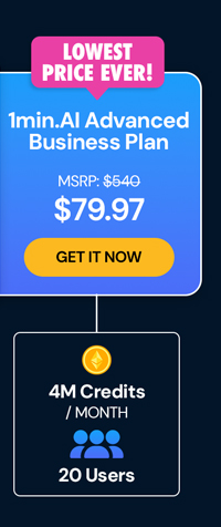 1minAI Advanced Business Plan Lifetime Subscription