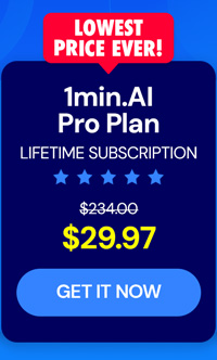 1minAI: Lifetime Subscription