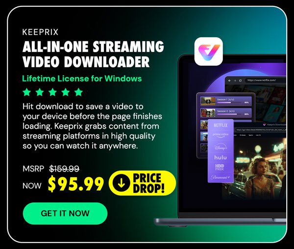 Keeprix All-in-One Streaming Video Downloader: Lifetime Subscription