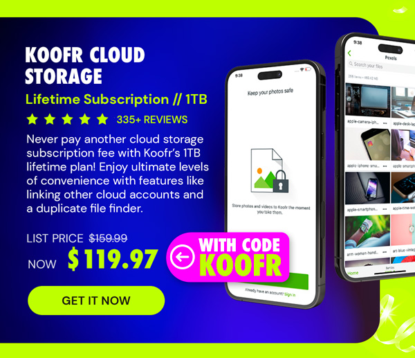 Koofr Cloud Storage: Lifetime Subscription (1TB)