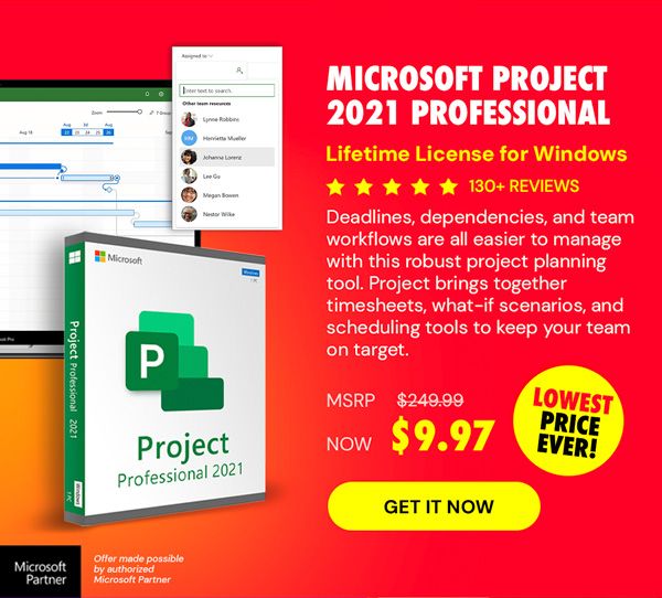 Microsoft Project 2021 Professional: Lifetime License for Windows