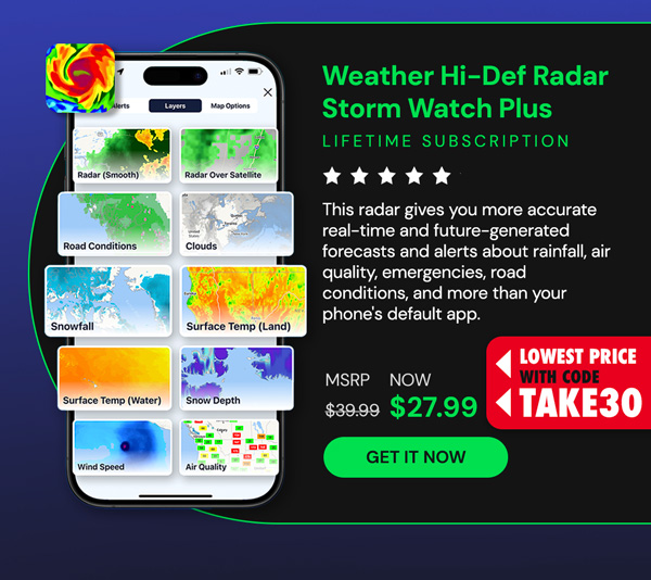Weather Hi-Def Radar Storm Watch Plus: Lifetime Subscription